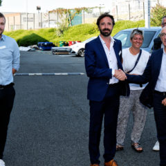 Remise des clés des Véhicules Peugeot pour la Trainhard