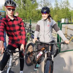 Océane, Oscar, Christian en renouvellement  accréditation »organiser une sortie cyclisme sur route »