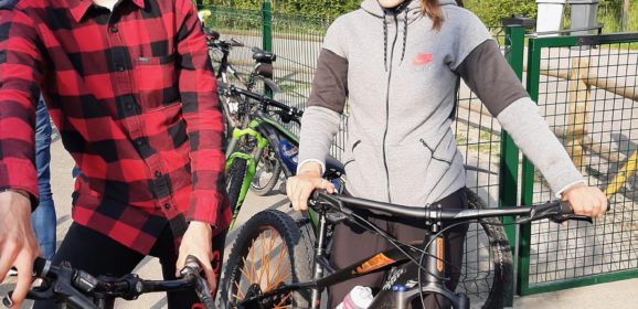 Océane, Oscar, Christian en renouvellement  accréditation »organiser une sortie cyclisme sur route »