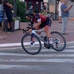 Océane GAUTHEY  avec les grands sur la route de Saône et Loire