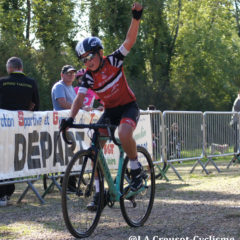 Cyclo-cross de Saint Gengoux Le National : Hugo ANTUNES – Mathieu PERROUX  et Eldwin CHAMPMARTIN VAINQUEURS