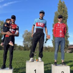 CYCLO CROSS de Verdun sur le Doubs: Mathieu et Eldwin sur les podiums