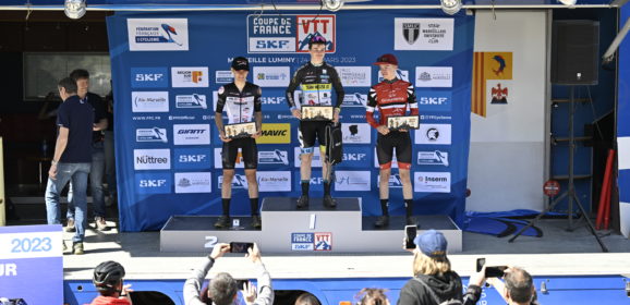 VTT: Coupe de France de Marseille, Oscar PELLERIN sur le podium