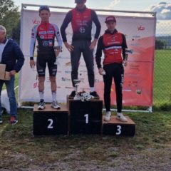 Coupe de Bourgogne France Comté de VTT du côté de Moissey. Oscar PELLERIN 3ème