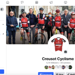 CREUSOT CYCLISME c’est également la page  facebook