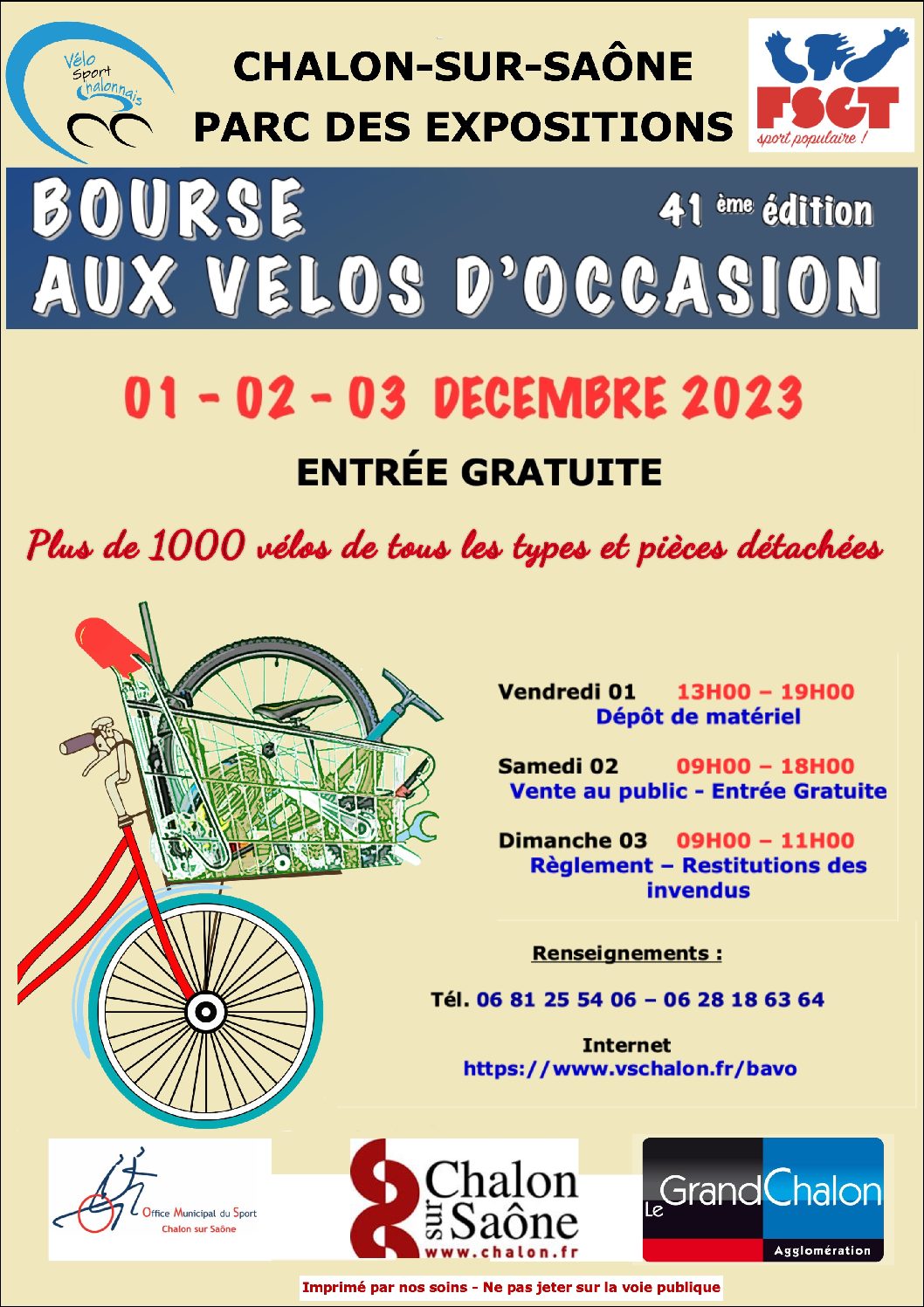 BOURSE AUX VELOS DE CHALON SUR SAÔNE