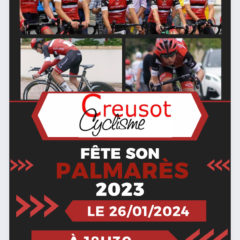 CREUSOT CYCLISME:  Soirée PALMARES ce vendredi à 18h30