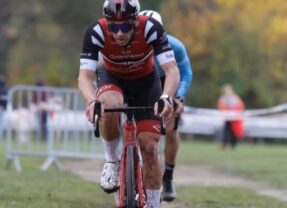 Pierre Fabien Dauvillaire 6 ème du Cyclo Cross du Lac de Gigny à Beaune (21)