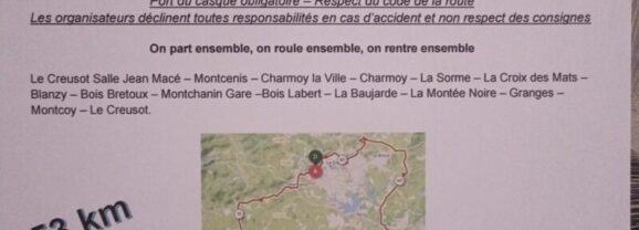 Sortie Cyclo Samedi 6 Décembre