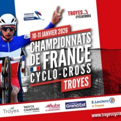 Championnats de France Cyclo-Cross à Troyes, catégorie U23 Esteban Gourgin (Creusot Cyclisme) dossard 41 départ à 15h05 à suivre sur Vélo+tv et  Directvélo
