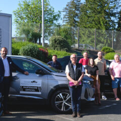 Merci à toute l&rsquo;équipe Peugeot Nomblot Le Creusot pour le prêt des véhicules Trainhard 2026 et votre accueil